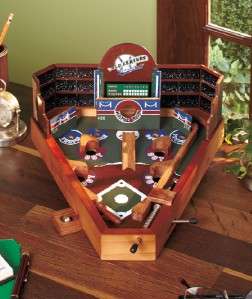 Wooden Vintage Ballpark Baseball Pinball Arcade Game  