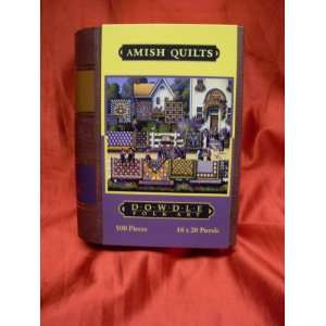 STORYBOOK COLLECTION AMISH QUILTS 500 PIECE PUZZLE DOWDLE 