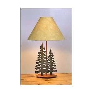  Avalanche Ranch   Trees Table Lamp: Home Improvement