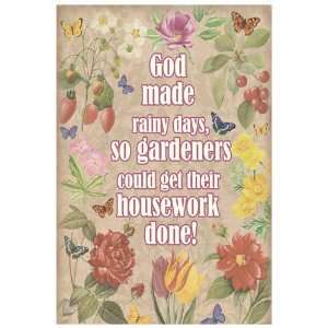   : God Made Rainy Days Summer of Love Large Metal Sign: Home & Kitchen