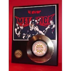  Metallica 24kt Gold Record LTD Edition Display ***FREE 