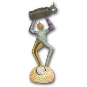  Golfball Guy Clock Allen Studio Designs: Home & Kitchen