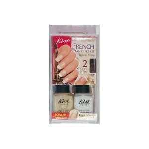    KISS French Manicure Kit For Tips and Toes, Sheer Buff Beauty