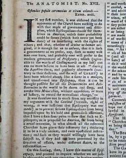 1769 Old Newspaper COLONIAL PENNSYLVANIA Pre Revolutionary War 