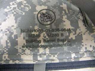 ACU Bulldog Barrel Bag Used in great condition M249 / M240 B  