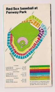 1984 Boston Red Sox Tri Fold Pocket Schedule Wade Boggs Front!  
