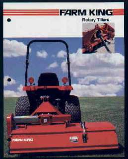 Farm King Y40SD F50HD + Rotary Tiller Brochure  