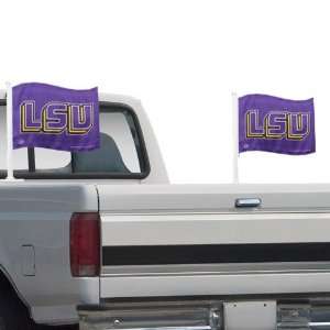 : Lsu Tiger Flags & Banners : Lsu Tiger Purple 2 Pack Team Logo Truck 