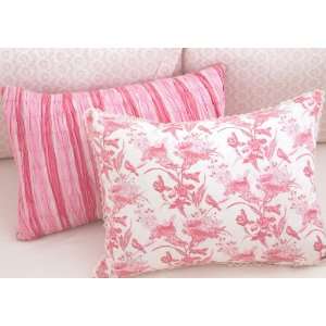  Berry Anouk and Shell Violine Boudoir Pillow with Natural 