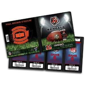  Personalized Cincinnati Bengals NFL Ticket Album: Sports 