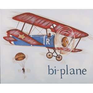  Biplane Hand Painted Art: Baby