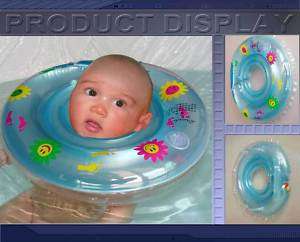 Safe Baby INFANT Bath Swim Aids Neck Ring Blue Gro new1  