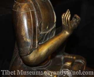 Wonderful Amazing Sacred Old Antique Tibetan Buddhism Gilded Bronze 