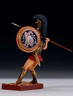 PB222 – Greek Warrior Throwing Spear (54mm). This figure will come 