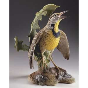  Meadowlark Porcelain Sculpture: Home & Kitchen