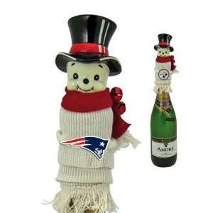  New England Patriots Snowman Bottle Cover: Sports 