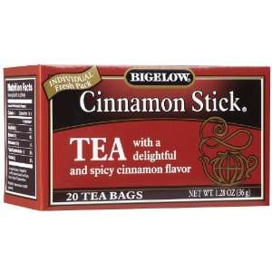 Bigelow Cinnamon Stick Tea Bags, 20 ct Grocery & Gourmet Food