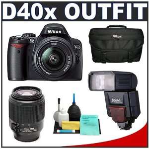  Nikon D40x 10.2MP Digital SLR Camera + Nikon 18 55mm AF S 