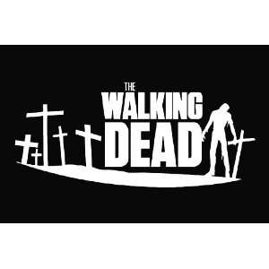  The Walking Dead Zombie Die Cut Decal Vinyl Sticker   6.75 
