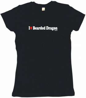 Heart (Love) Bearded Dragon WOMENS Shirt PICK Size  