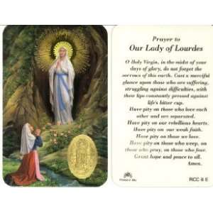  Our Lady of Lourdes Prayer Card (RCC 6E): Everything Else