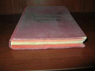 ANTIQUARIAN PROGRESSIVE COMMERCIAL ARITHMETIC BOOK 1903  