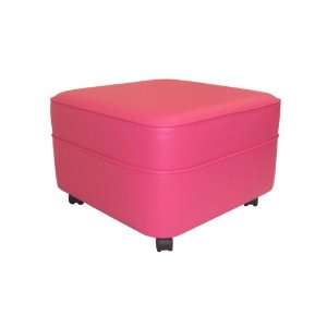   900R PINK Square Extra Large Hot Pink Vinyl Ottoman: Everything Else