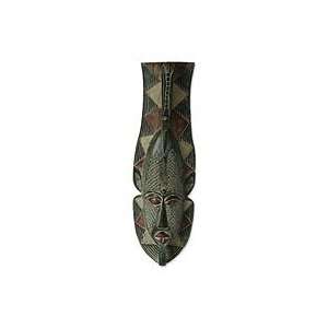  NOVICA Ghanaian wood mask, Venerable Elder