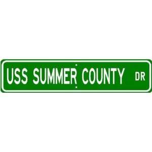 USS SUMMER COUNTY LST 1148 Street Sign   Navy  Sports 