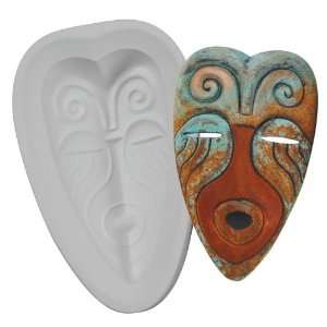  Mayco African Heart Mask Mold Arts, Crafts & Sewing