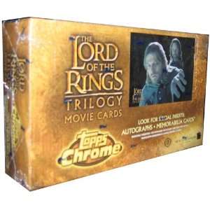  Lord Of The Rings Trilogy Chrome HOBBY Box   36P 