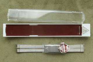 JB CHAMPION STAINLESS STEEL Deployant Watch Band NOS  