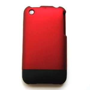  iPhone 3G 3GS Rubberized Snap On Protector Hard Case Leather Paint 