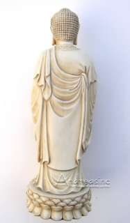 STANDING BUDDHA STONE STATUE SCULPTURE Figure New  