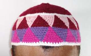 Egyptian Cotton Beanie Hat Hand made cap traditional folkloric ethnic 