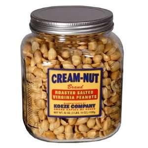 Blanched Virginia Peanuts   42 oz. Jar  Grocery & Gourmet 