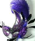   mask feather masquerade dance 6131 purple 