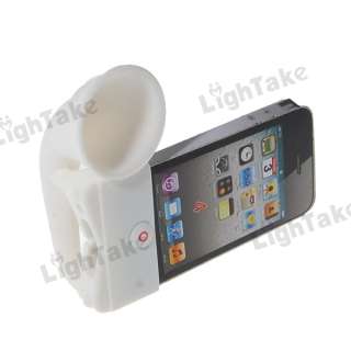   Silicone Horn Stand Holder Amplifier Speaker for iPhone 4 Feature