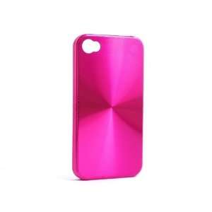    System S Pink Metal Protector Case for Apple iPhone 4 Electronics