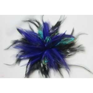  Purple and Blue Feather Hair Clip and Pin: Everything Else