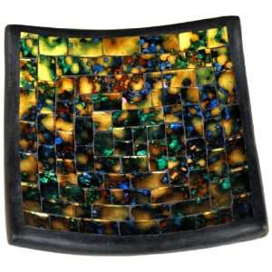  Mosaic Glass Tray, One of a Kind   Starry Night Theme   6 