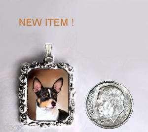 RAT TERRIER   Pendant Silver JEWELRY  