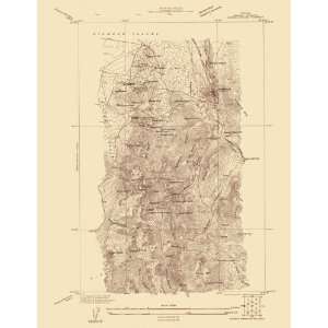    USGS TOPO MAP EUREKA MINING DISTRICT NV 1927: Home & Kitchen