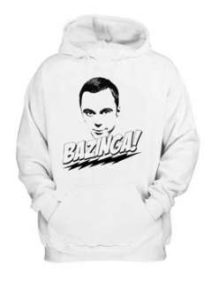 Bazinga Hoodie Sheldon Big Bang Theory T Show Funny Hooded Sweatshirt 
