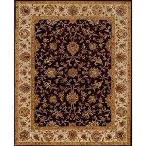   Persian Monticello Chocolate / Wheat Oriental Rug: Furniture & Decor