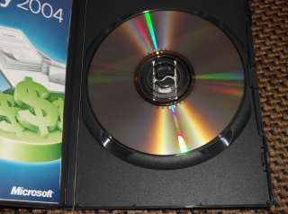 Microsoft Money 2004 Deluxe for Windows CD ROM Big Box  