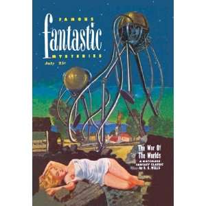   Fantastic Mysteries Tentacled Robots 20x30 poster