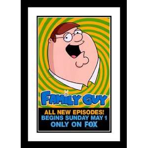  Family Guy 32x45 Framed and Double Matted TV Poster 
