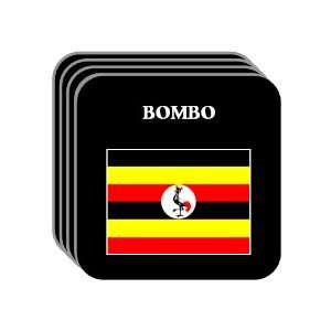  Uganda   BOMBO Set of 4 Mini Mousepad Coasters 