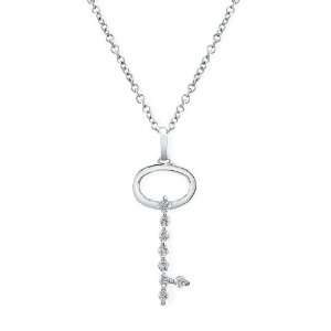  Bony Levy Small Diamond Key Necklace ( Exclusive 